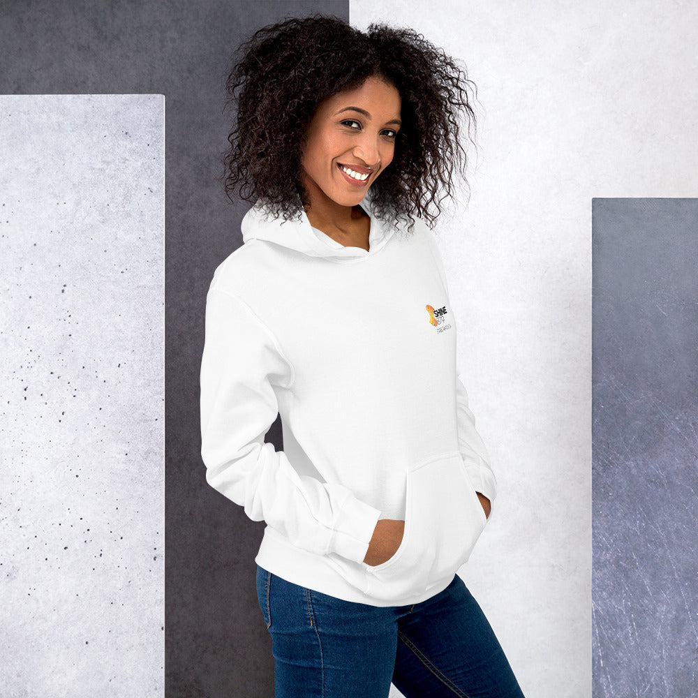 Shine 879 DAB Unisex Hoodie White 50% Cotton Heavy Blend S–2XL
