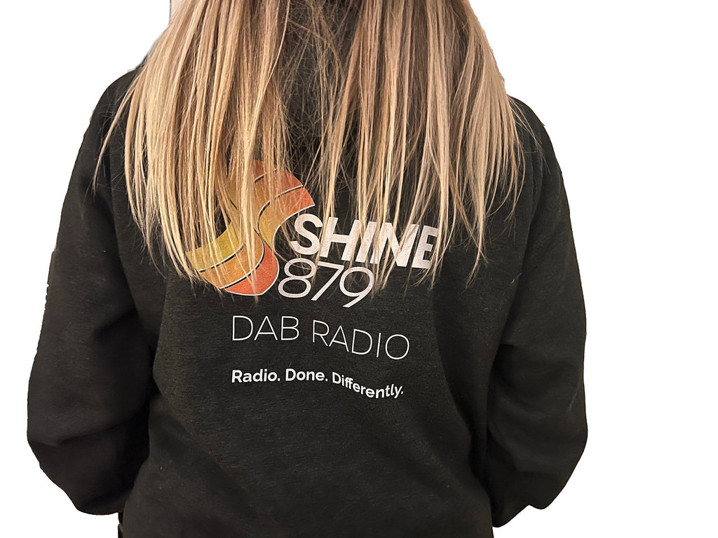 Shine 879 Unisex Front & Back Logo Premium Hoodie 100% Cotton Face S–3XL