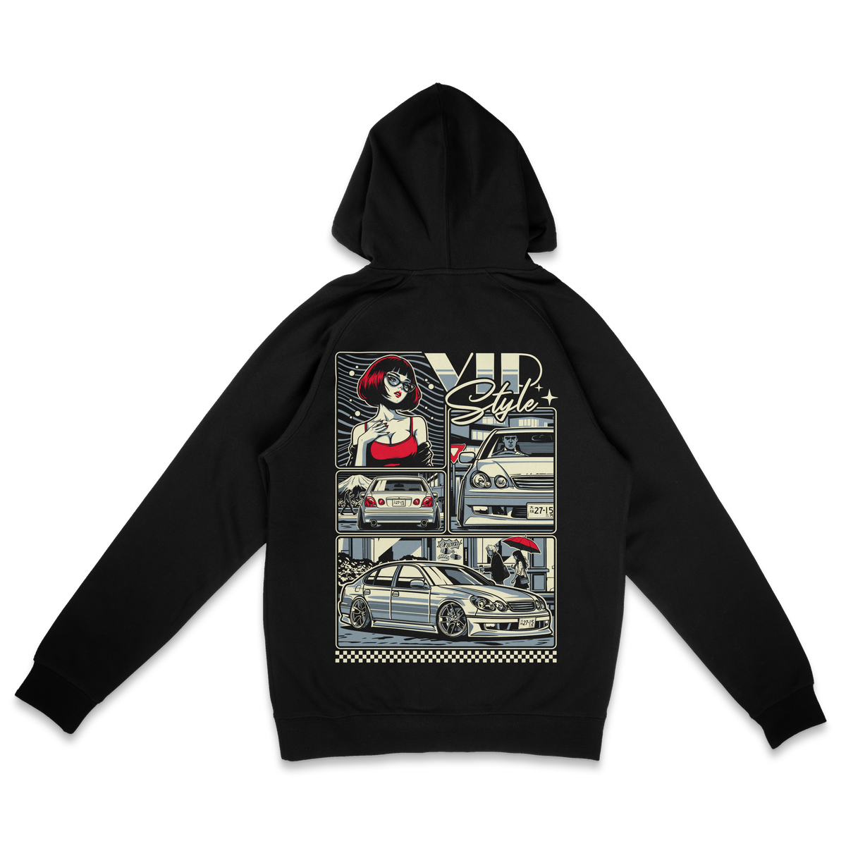 Late Brake Vip Style Hoodie T-Shirt Car Enthusiast Tee